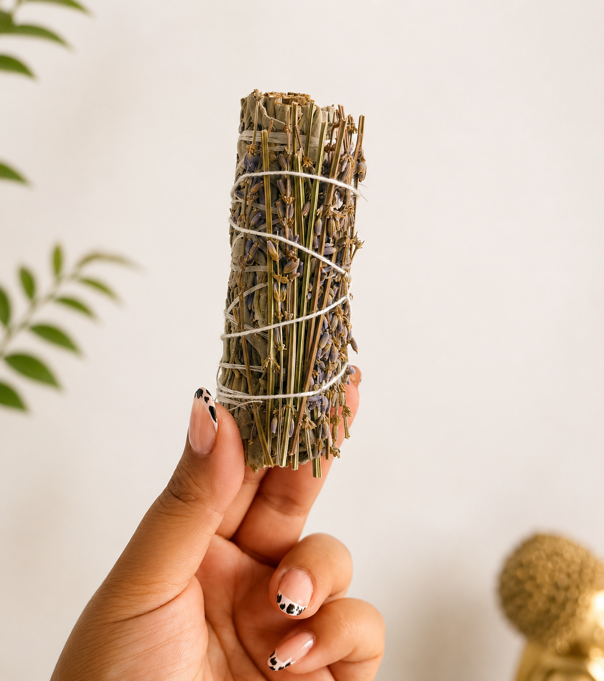 Atado de lavanda y salvia