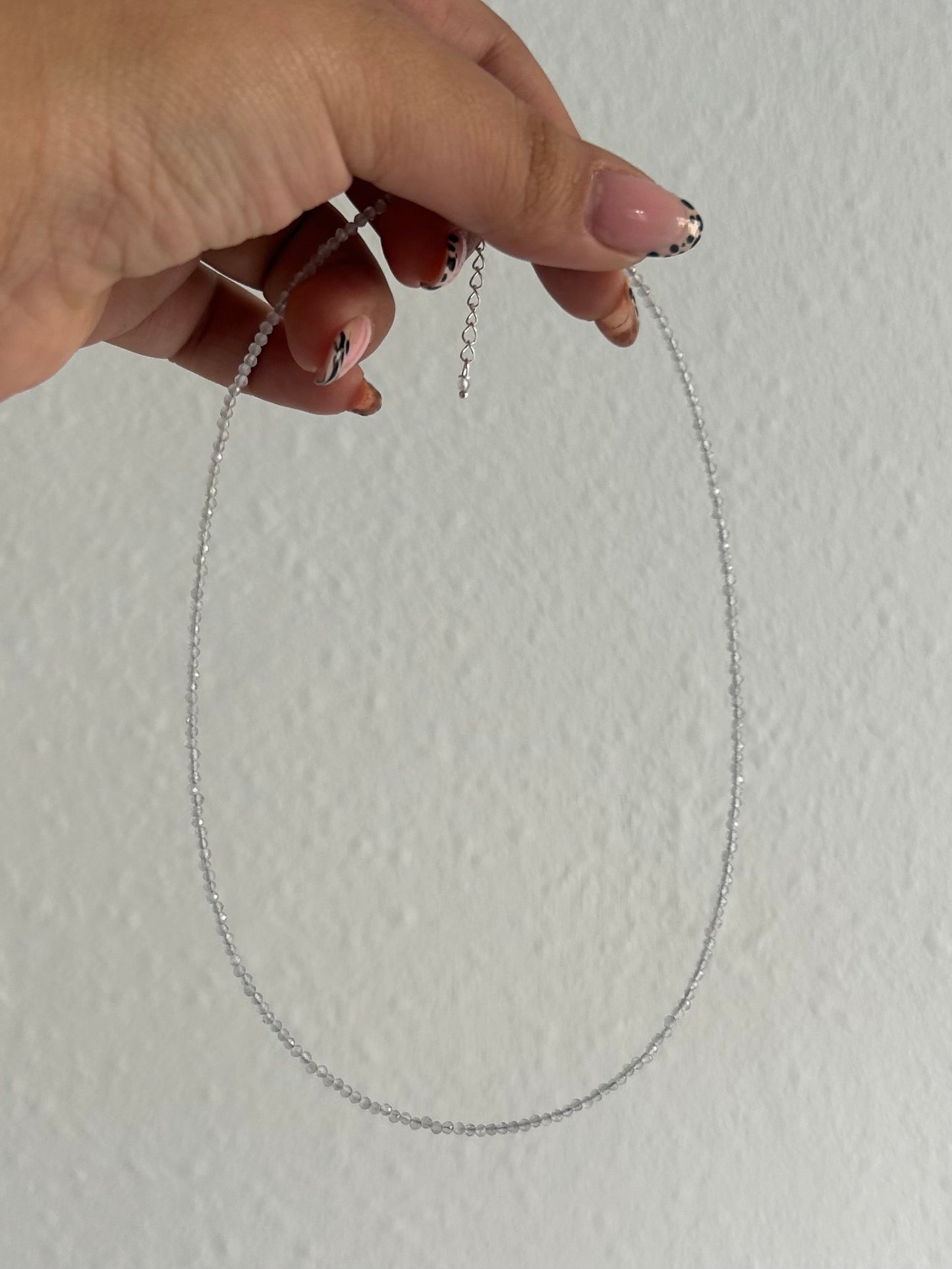 Gargantilla piedra luna (plata 925)