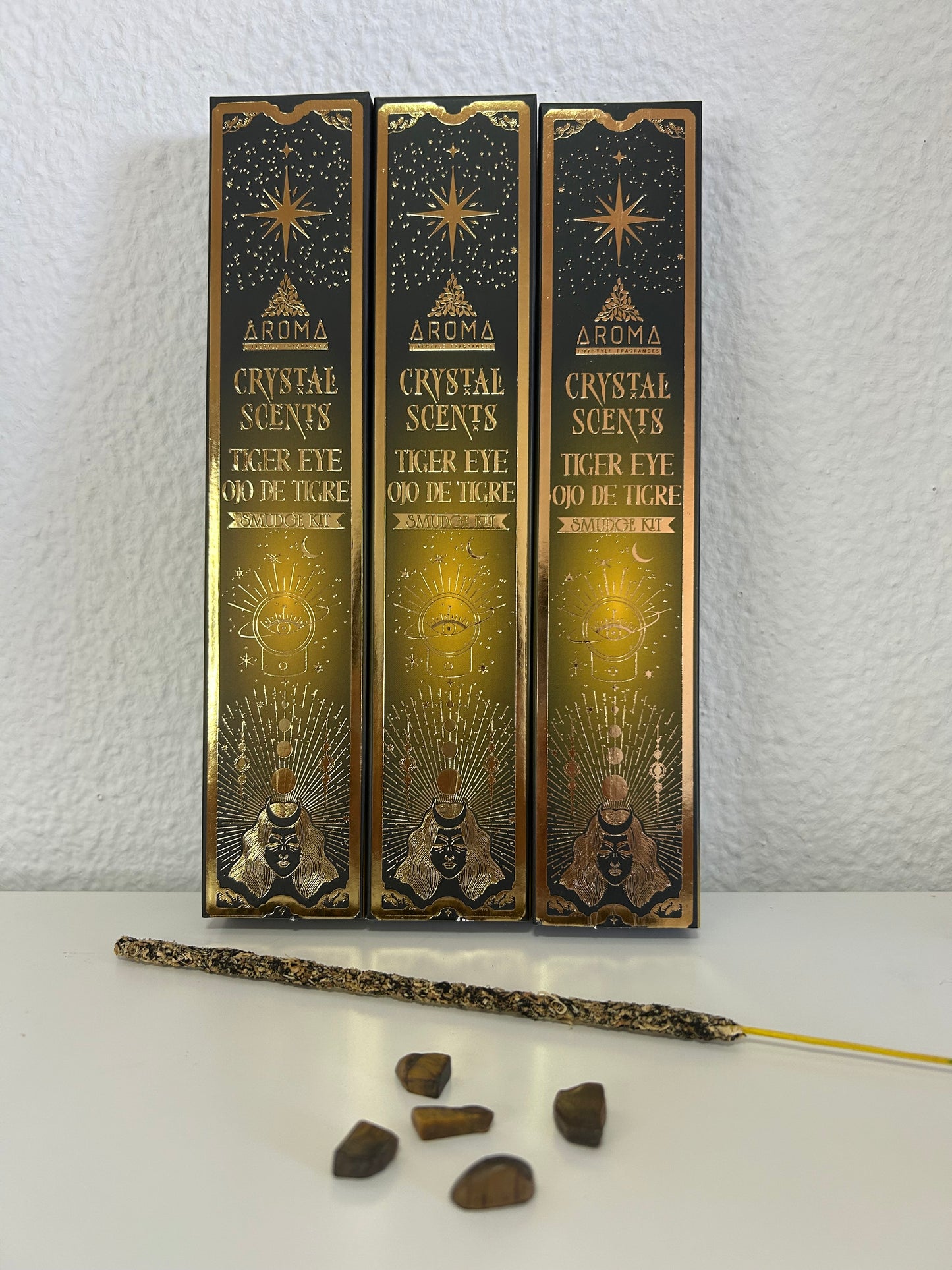 Incienso Mineral Ojo De Tigre.