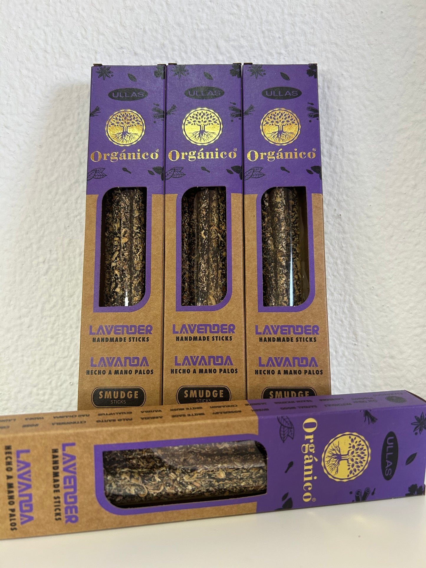 Incienso Orgánico Lavanda.