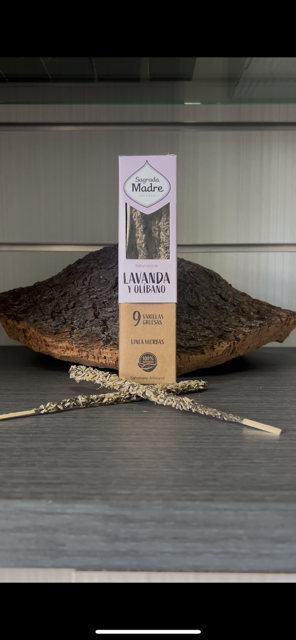 Incienso de lavanda y olíbano sagrada madre (precio por unidad.).