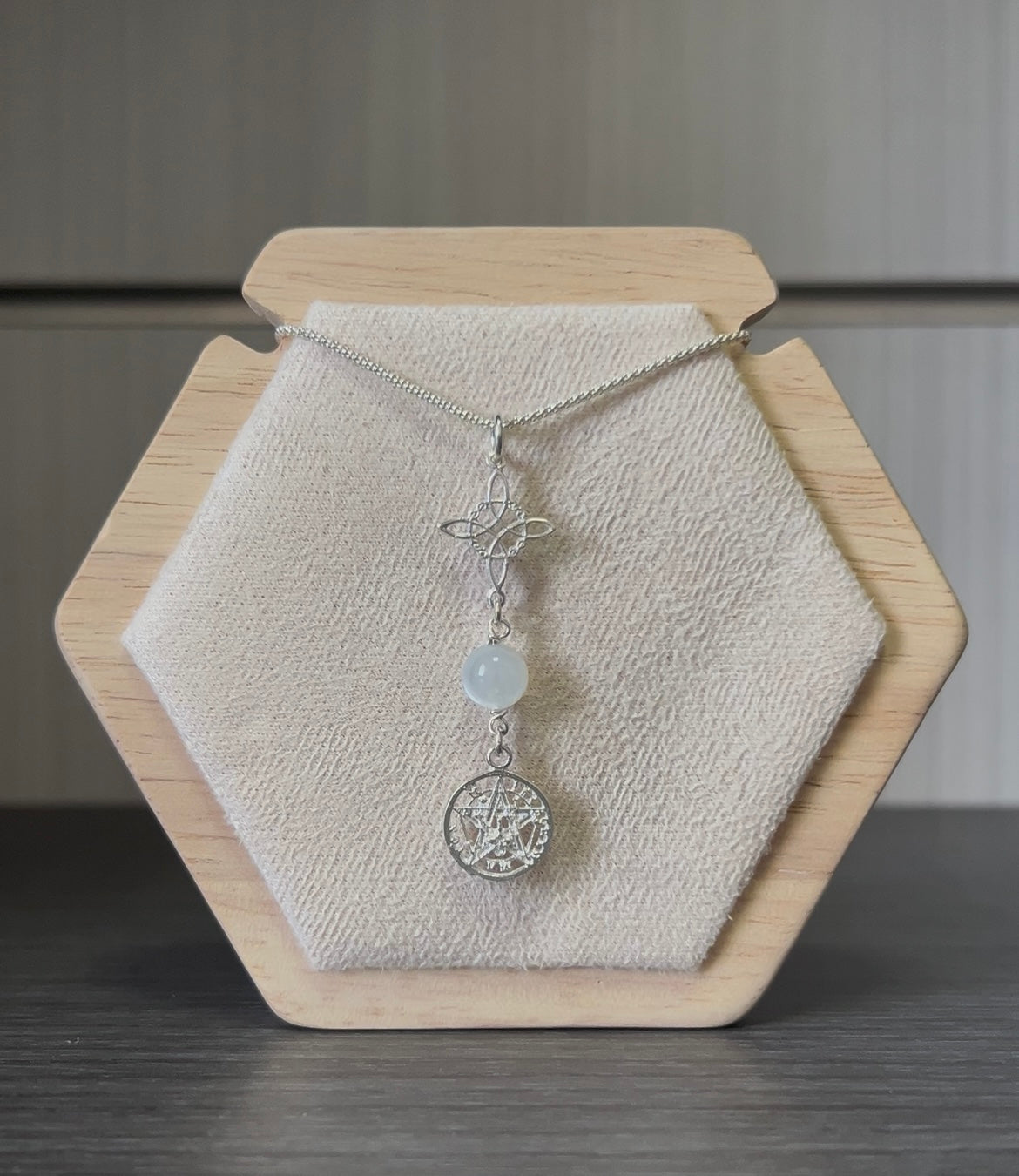 Doble protección con piedra luna (activado y consagrado.).