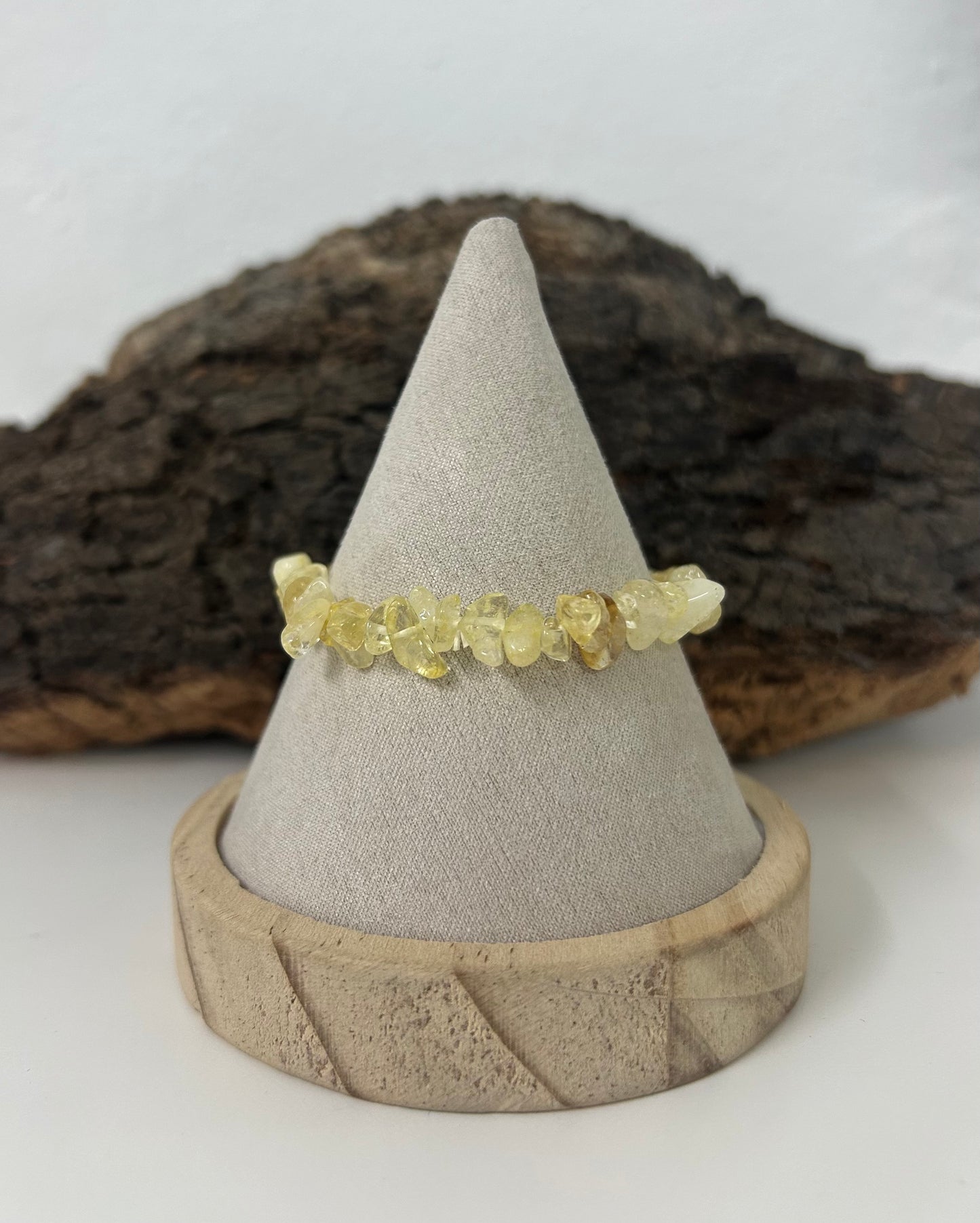 Pulsera citrino en chips