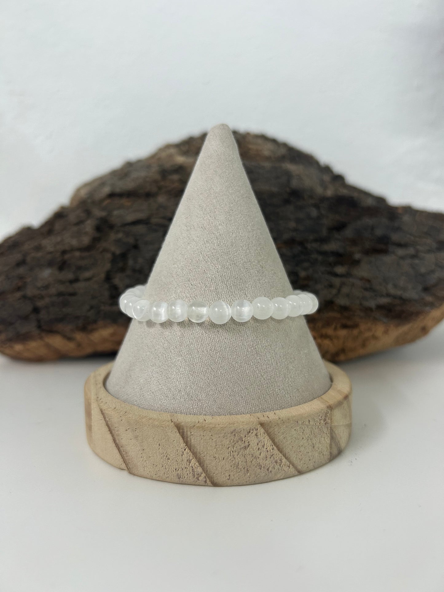 Pulsera selenita 6mm