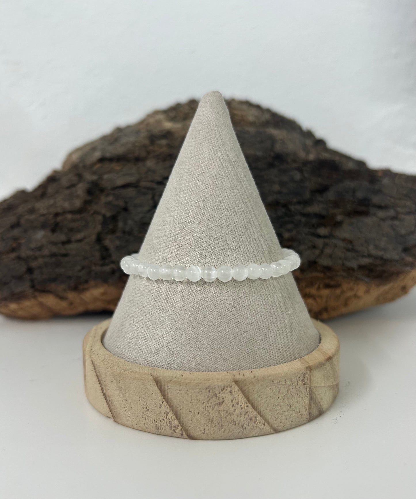 Pulsera selenita 4mm