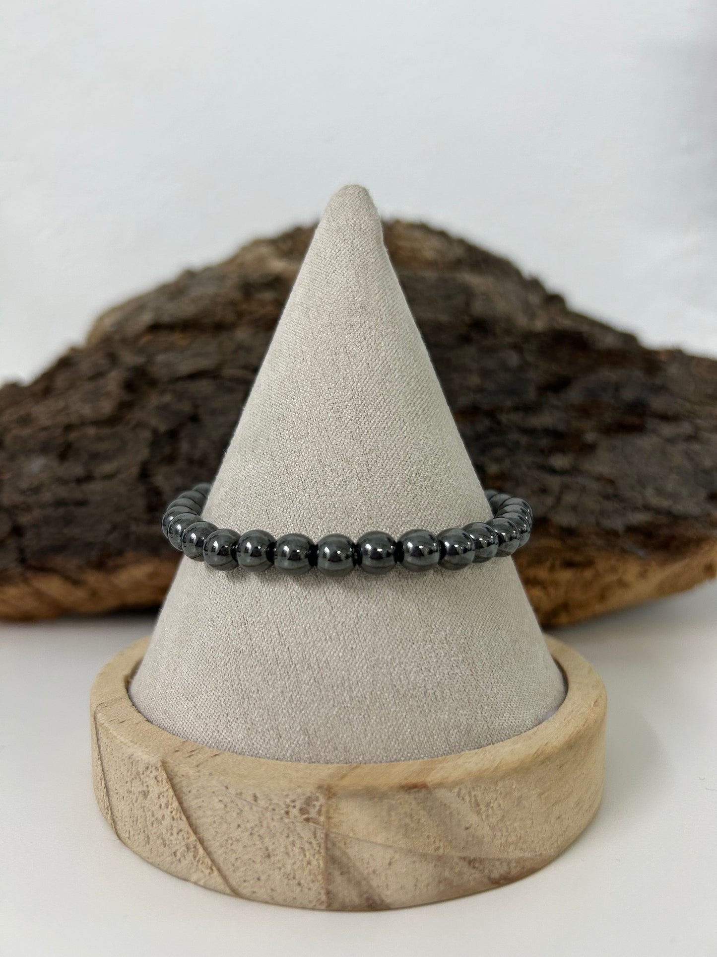 Pulsera hematite 6mm