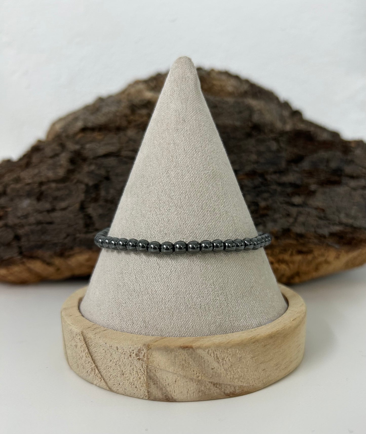 Pulsera hematite 4mm