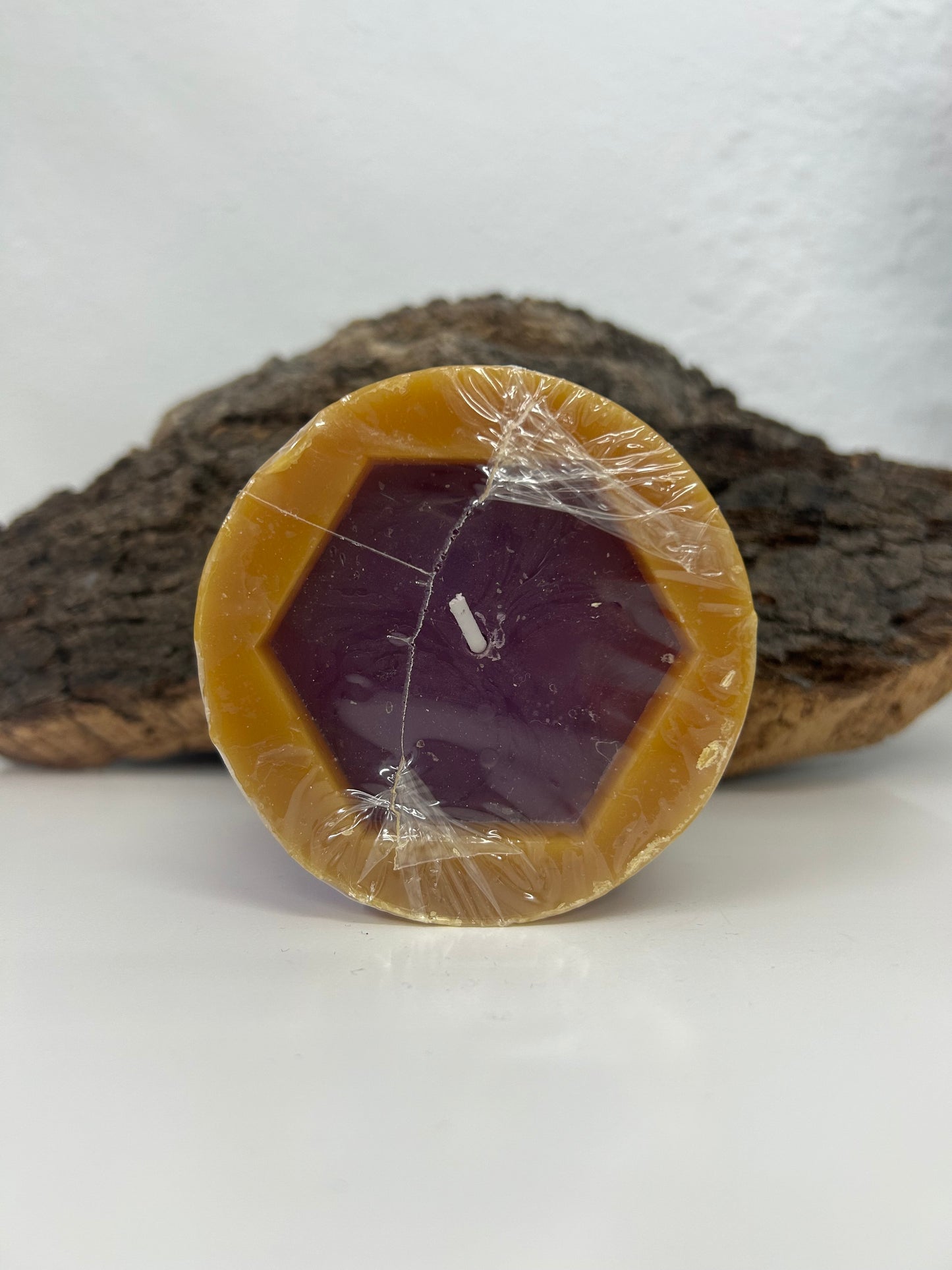 Velón doble carga miel y romero