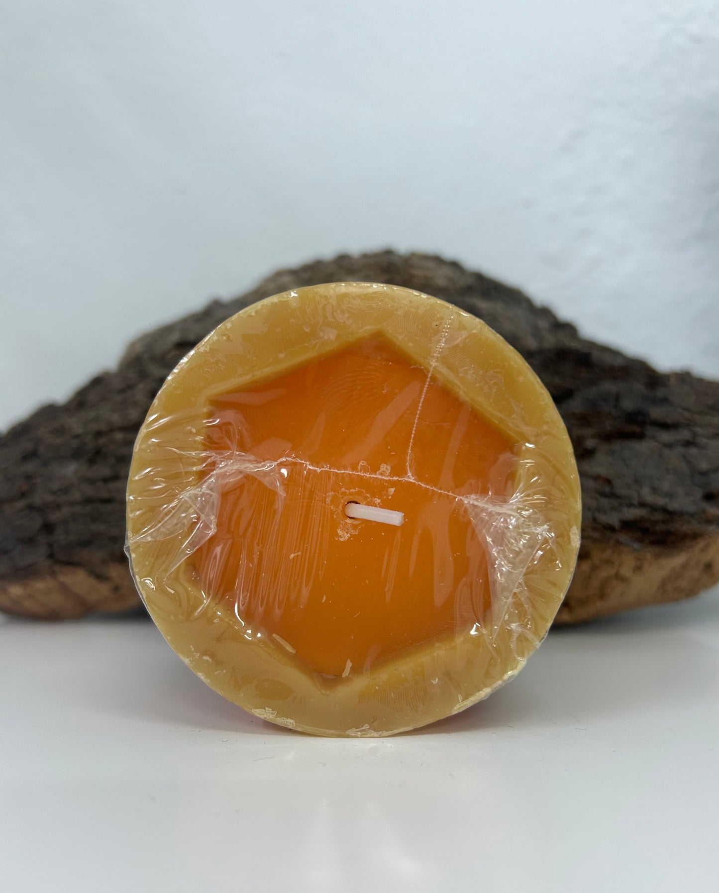 Velón doble carga miel y azahar