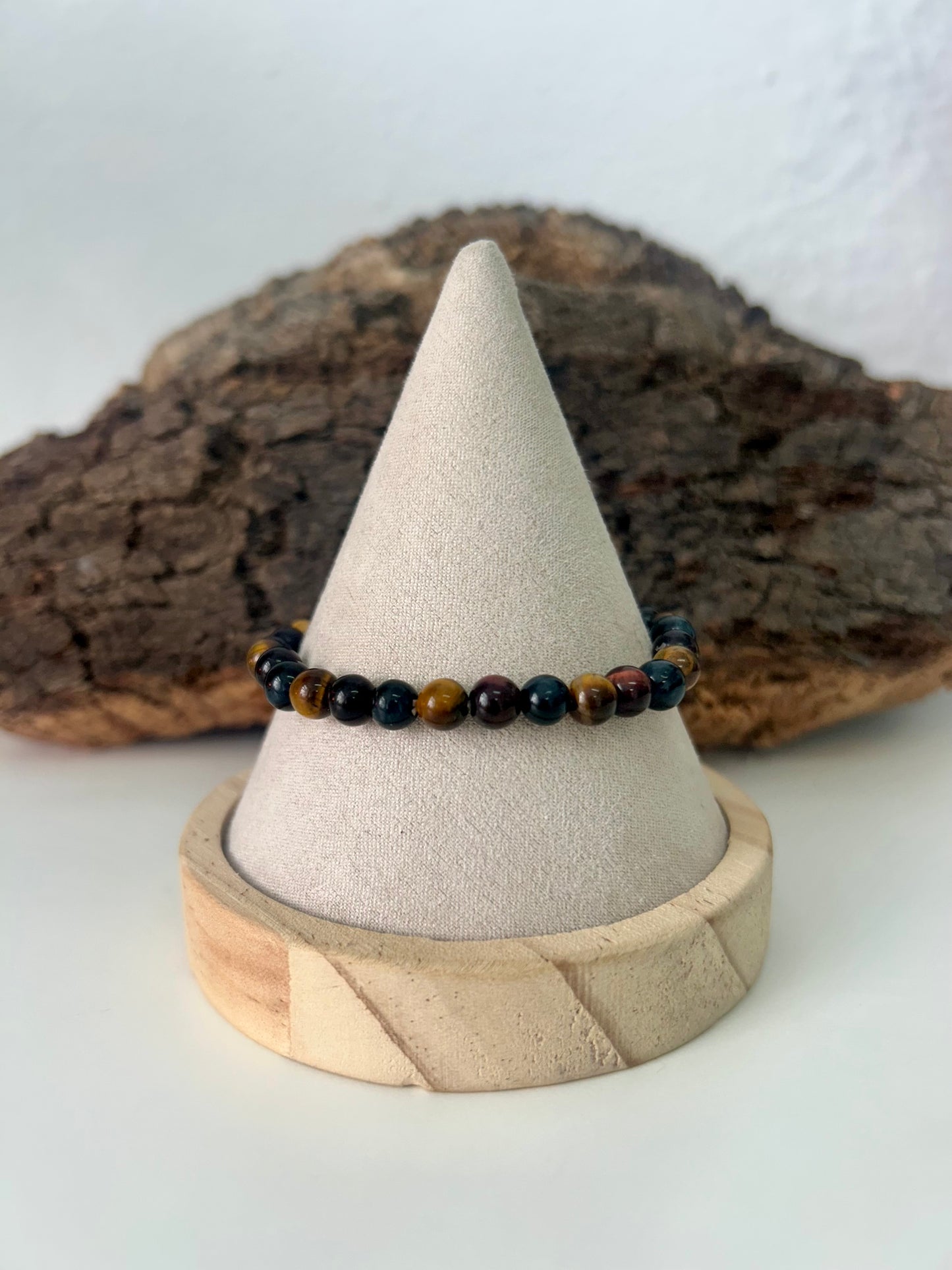 Pulsera triple ojo 6mm