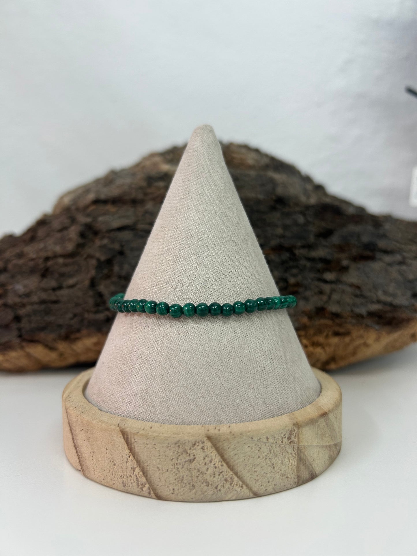 Pulsera malaquita 4mm