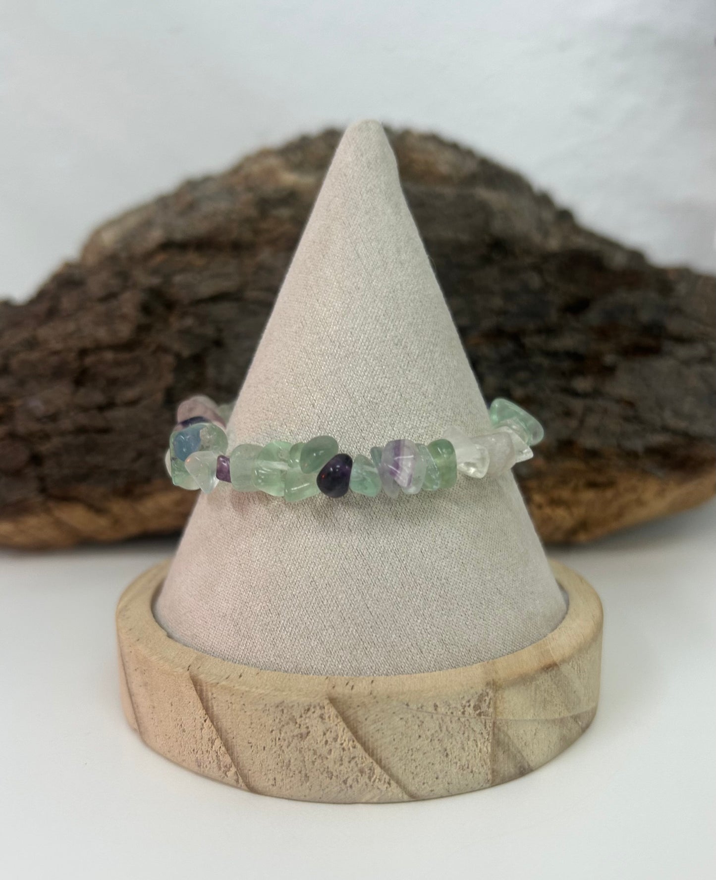 Pulsera fluorita chips