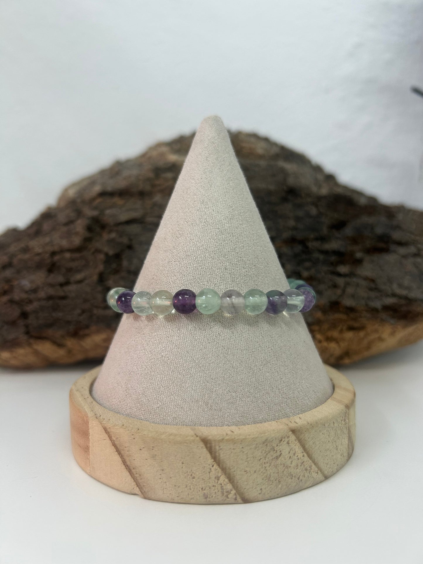 Pulsera fluorita 6mm