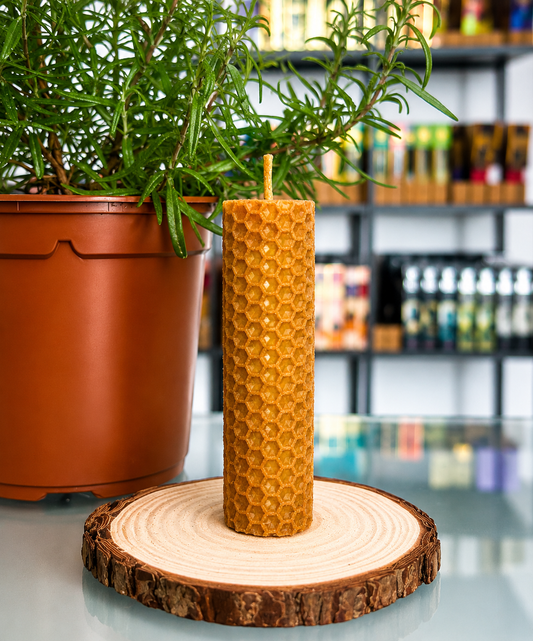 Vela de miel y canela