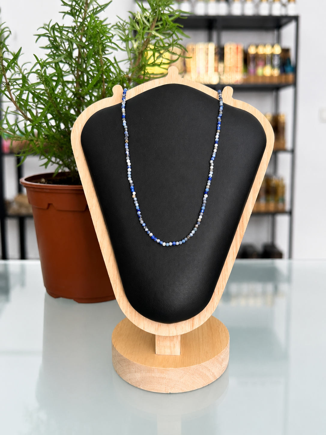 Gargantilla lápislázuli (plata 925)