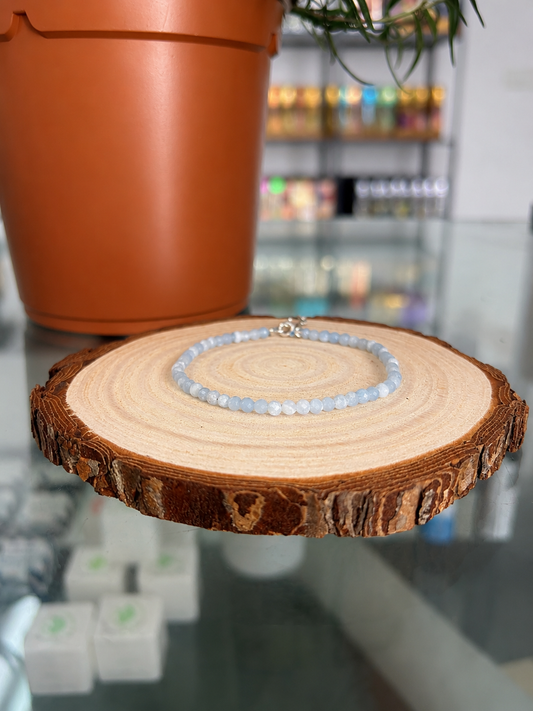 Pulsera de Angelita facetada (plata 925)