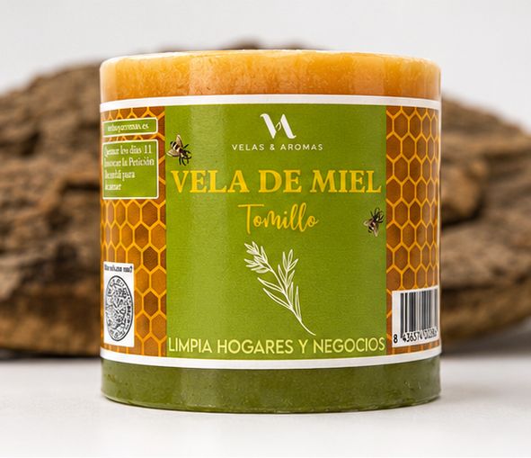 Velón miel y tomillo