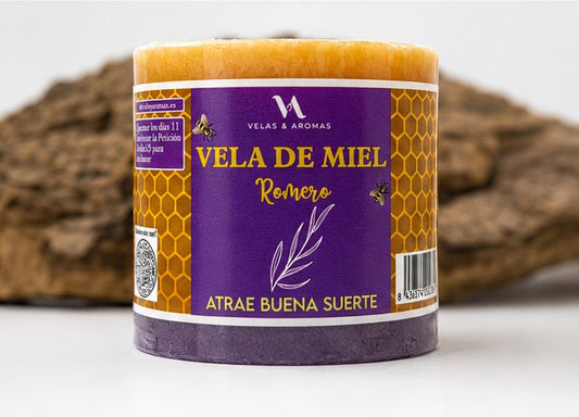 Velón miel y romero