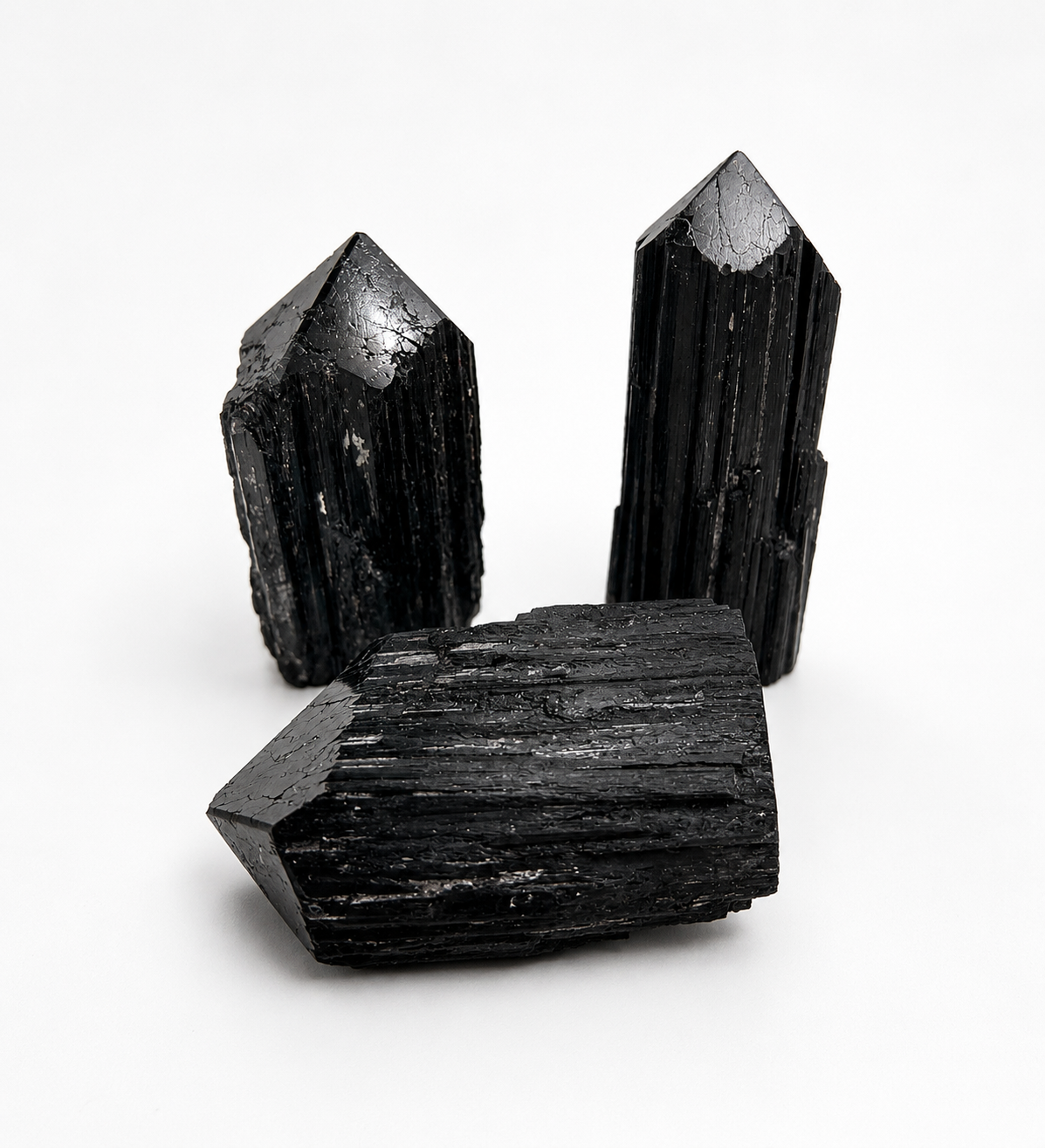 Punta de turmalina negra