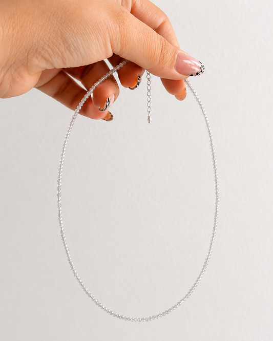 Gargantilla piedra luna (plata 925)