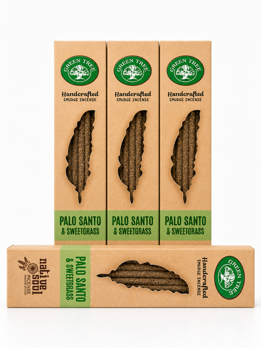 Incienso de palo santo y hierbas dulces