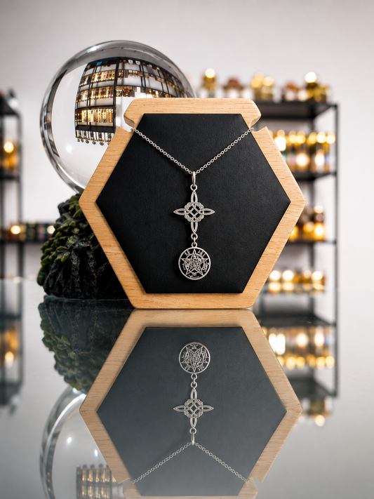 Colgante doble protección (plata 925)