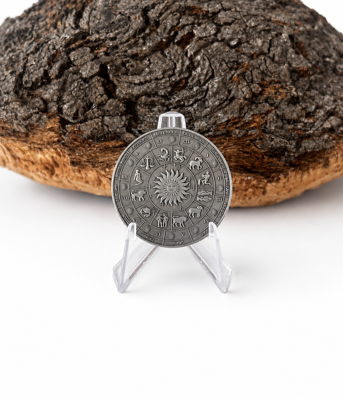 Moneda talisman signos del zodiaco