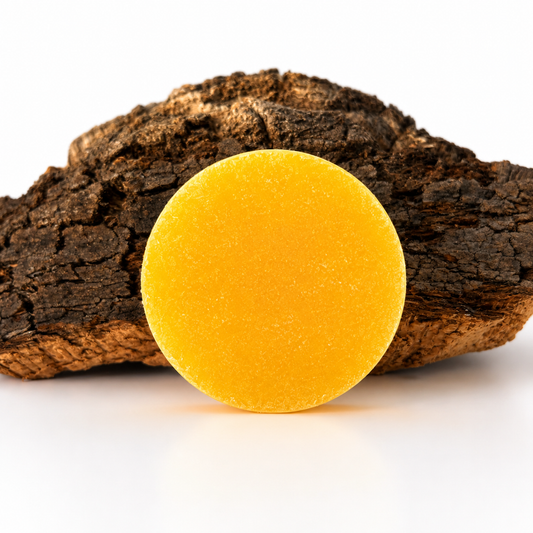 Jabón natural de miel y propóleo con esponja