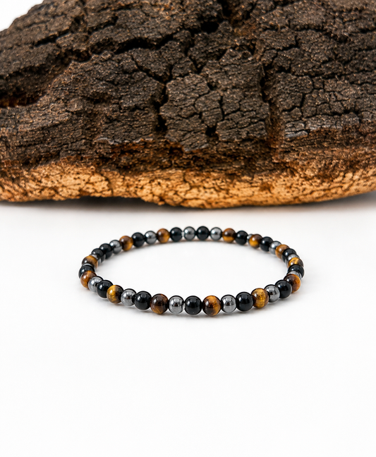 Pulsera triple protección 4mm