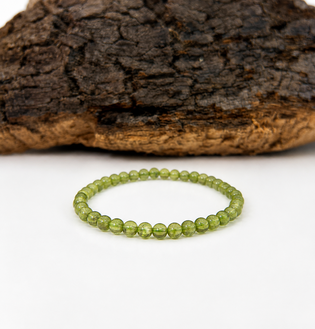 Pulsera peridoto 4mm (calidad AA+)
