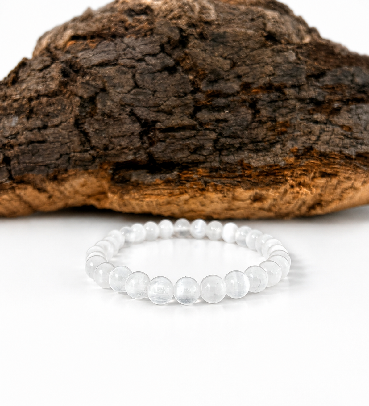 Pulsera selenita 6mm
