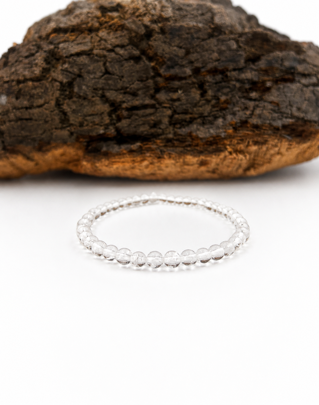 Pulsera cuarzo cristal 4mm