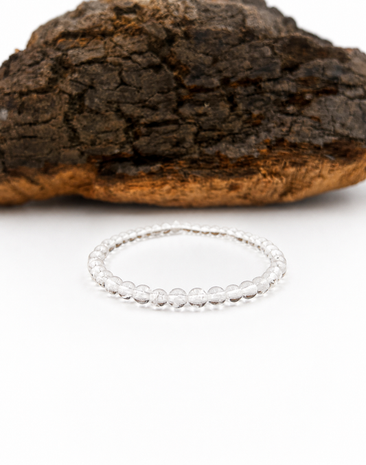 Pulsera cuarzo cristal 4mm