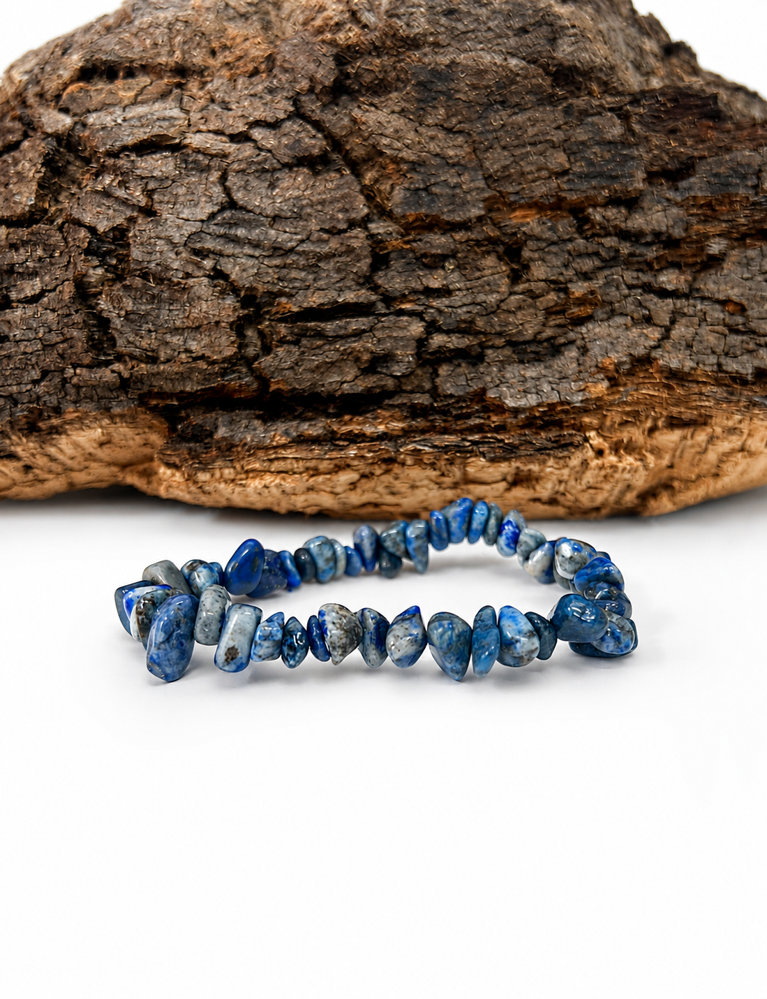 Pulsera lapislázuli chips