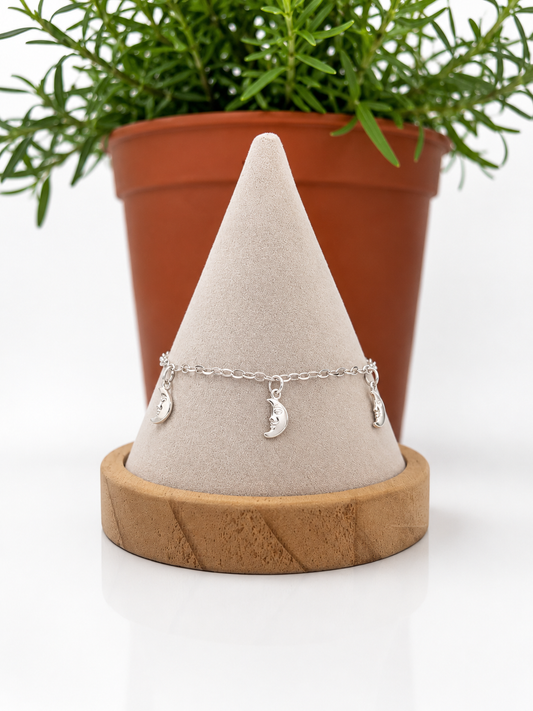 Pulsera luna (plata 925)
