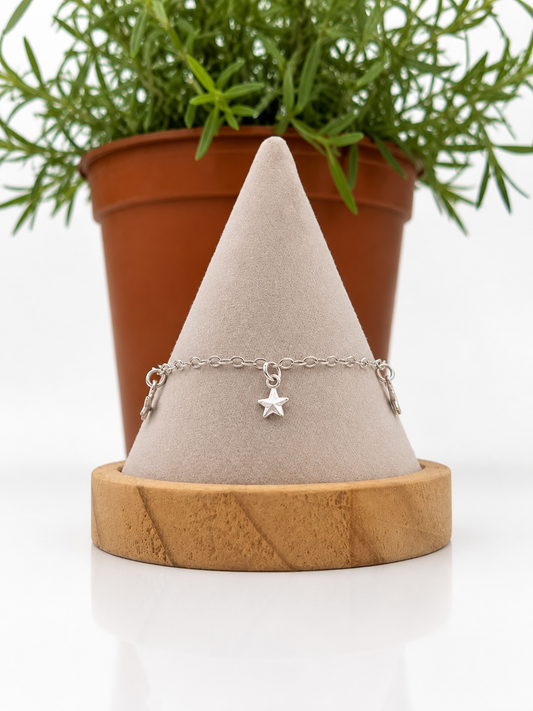 Pulsera estrella (plata 925)