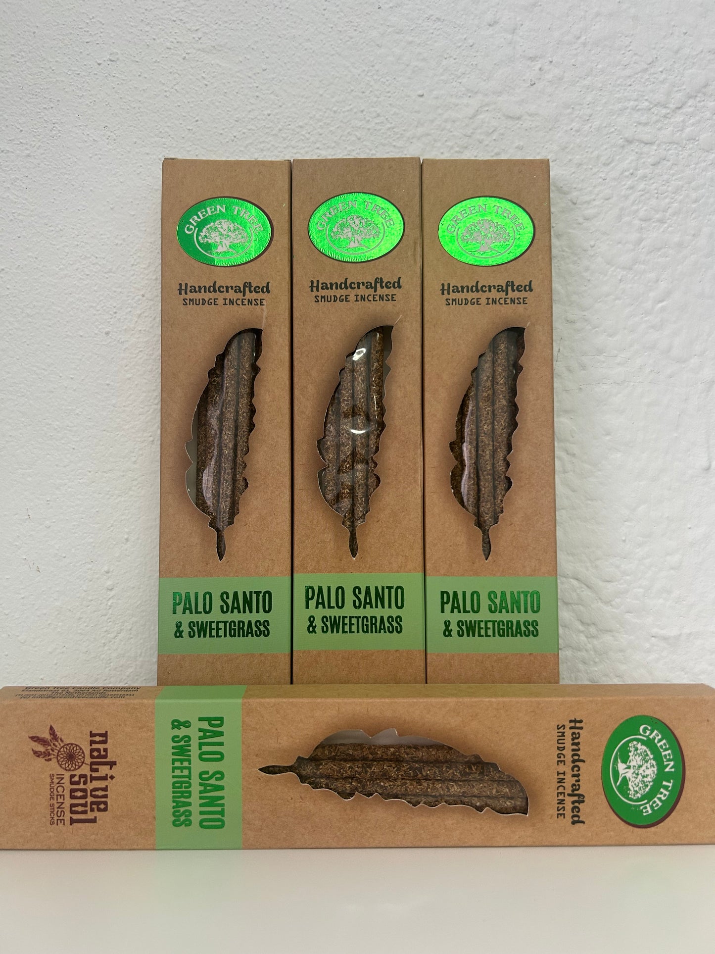 Incienso de palo santo y hierbas dulces
