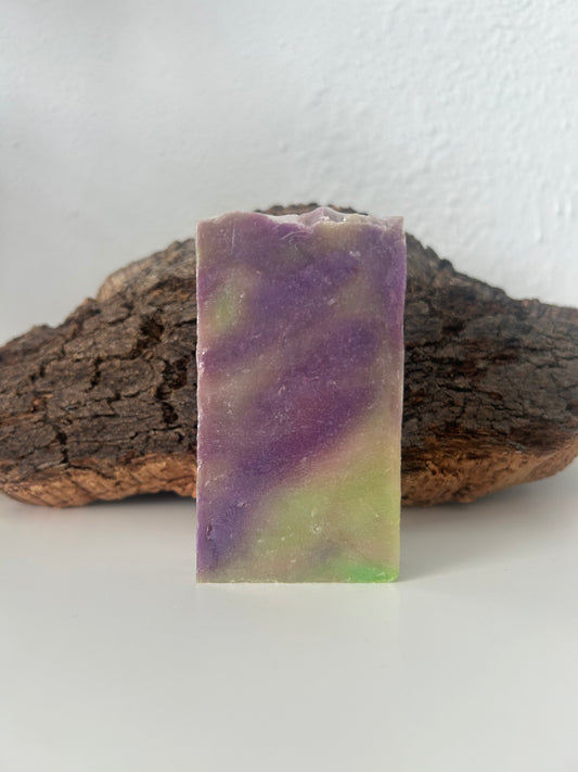 Jabón natural de menta y lavanda