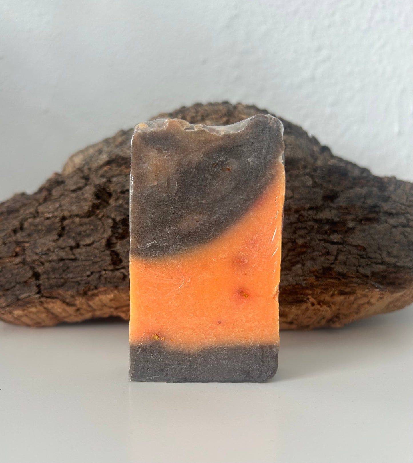 Jabón natural de canela y naranja