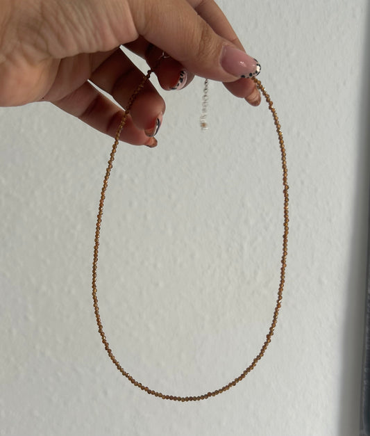 Gargantilla piedra sol (plata 925)
