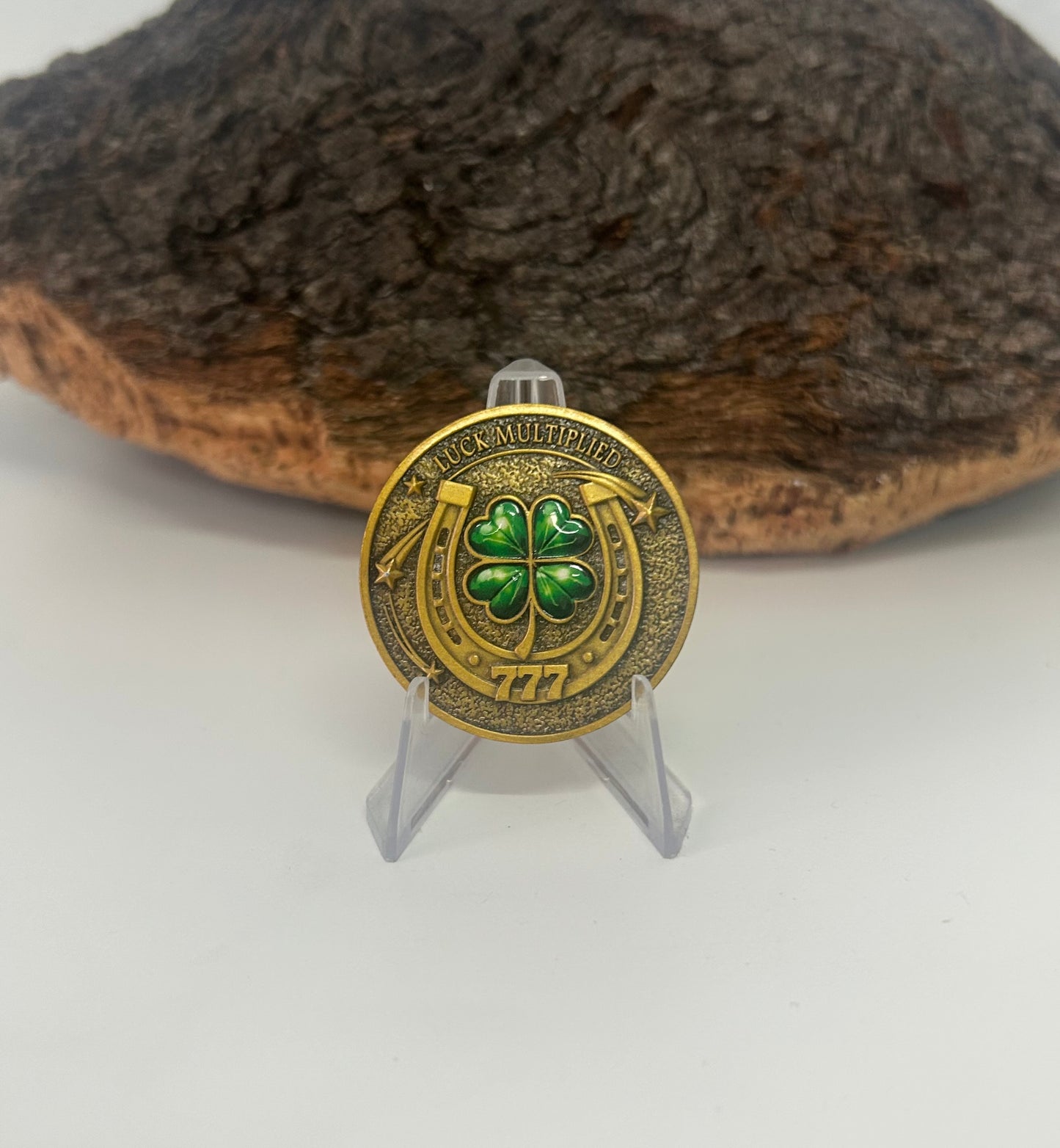 Moneda talisman suerte, éxito y abundancia
