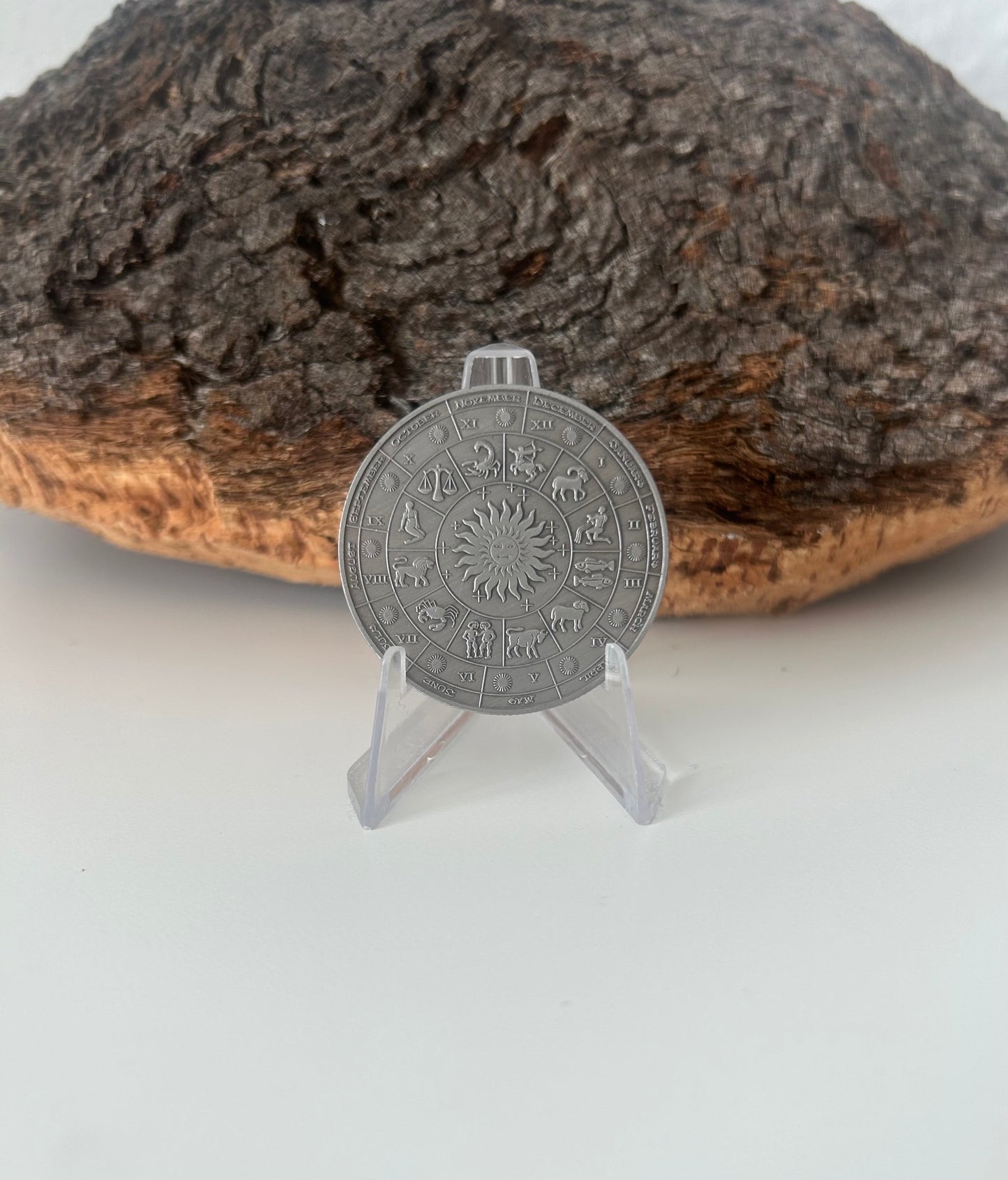 Moneda talisman signos del zodiaco