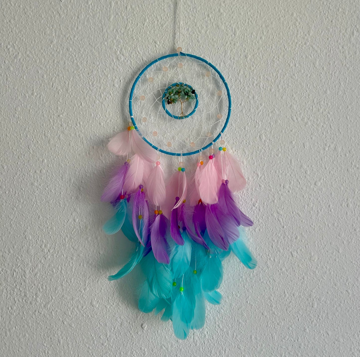 Atrapasueño árbol de la vida cuarzo