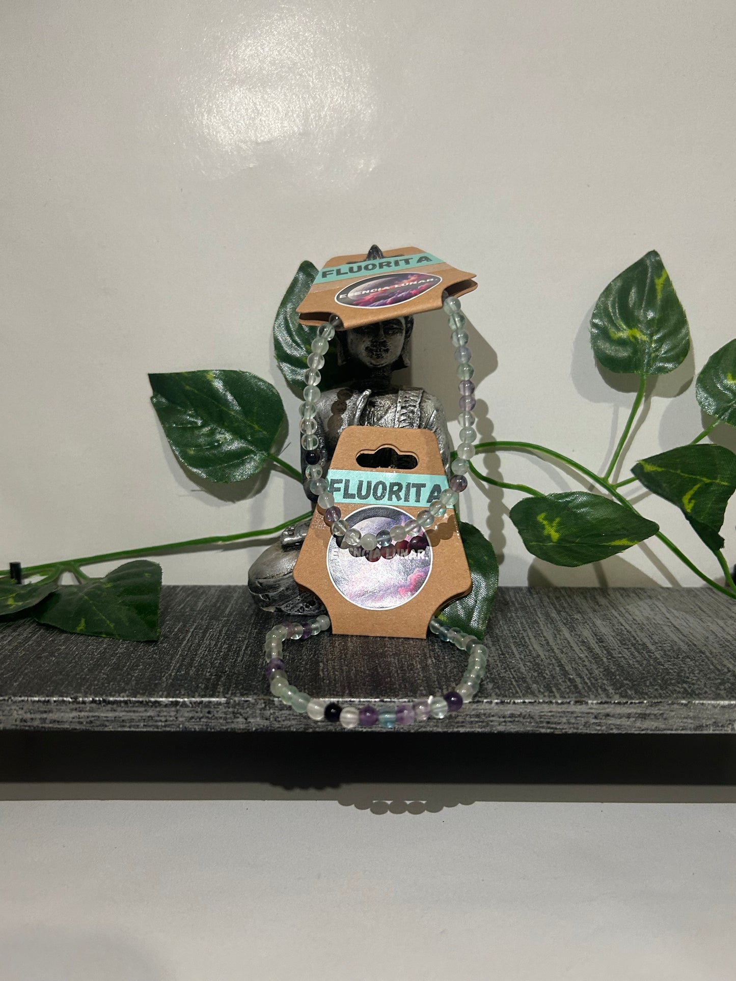 Pulsera de fluorita 4mm.