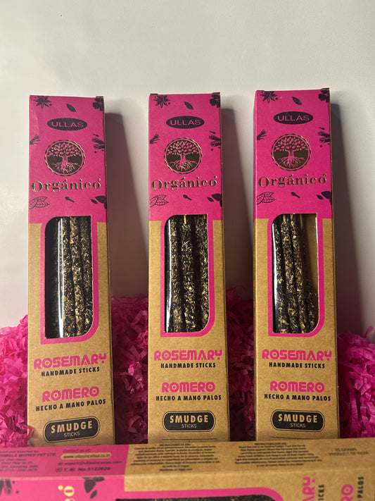 Incienso orgánico de romero.