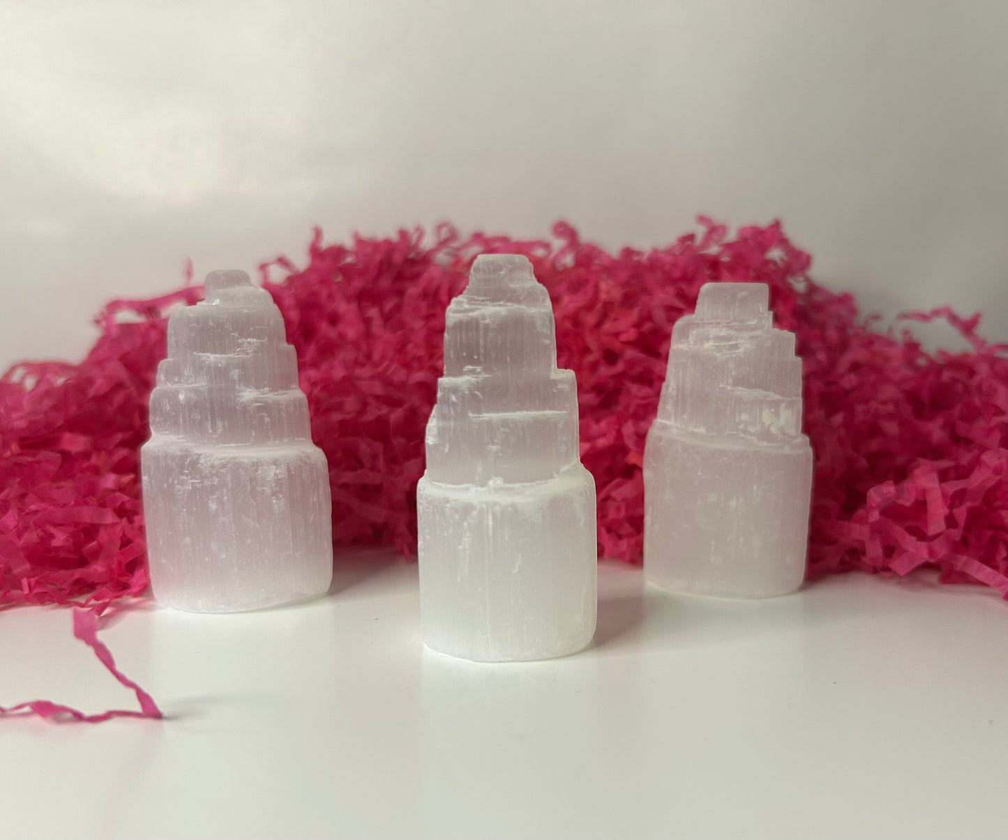 Mini monolito de selenita.