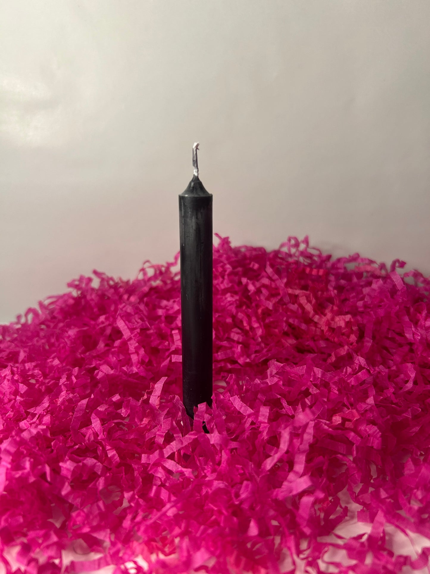 Vela pequeña negra (2unds.).