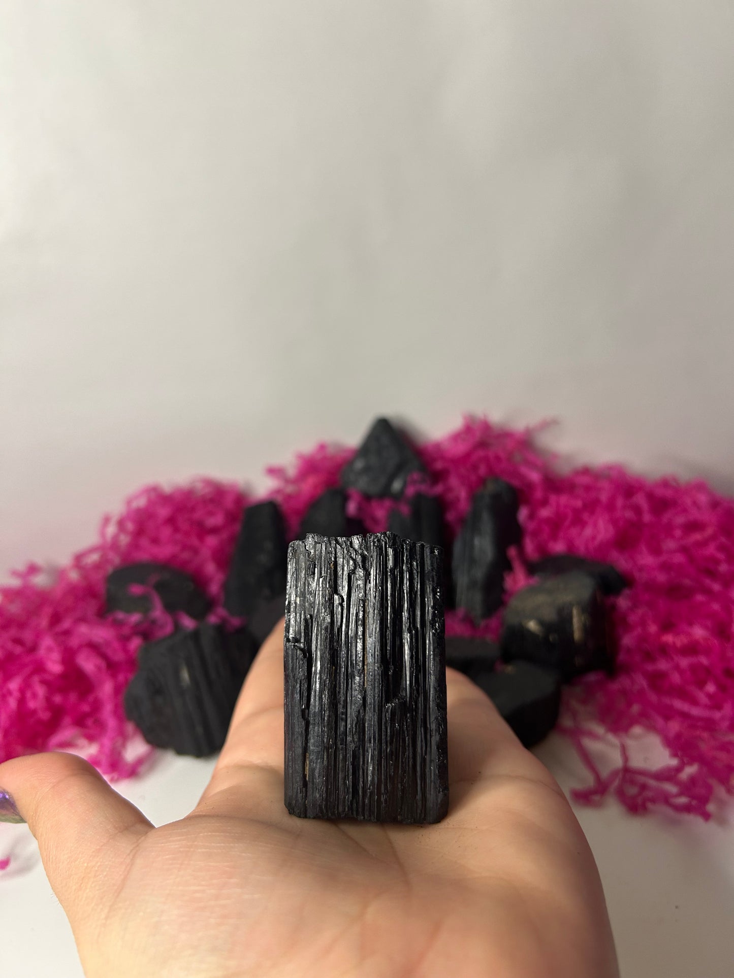 Turmalina negra grande