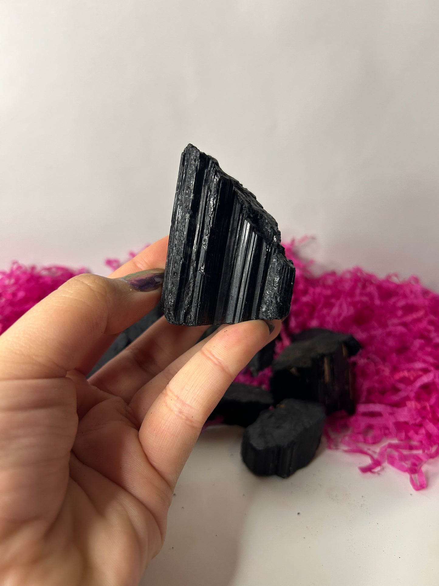 Turmalina negra grande