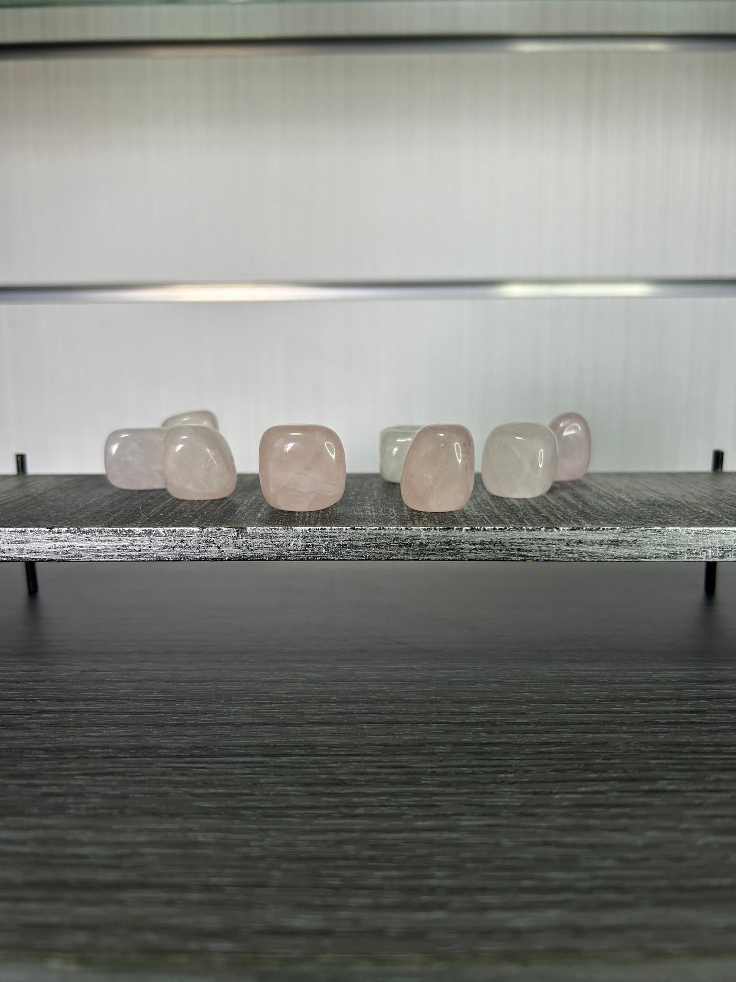 Cuarzo rosa mediano.